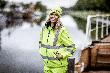 NITRAS MOTION TEX VIZ, Warn-Fleecejacke, neongelb, EN ISO 13688, EN ISO 20471, OEKO-TEX, OEKO-TEX Produktbild img3 S