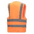 NITRAS Warnweste, neonorange, EN ISO 13688, EN ISO 20471 Produktbild img2 S
