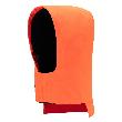 NITRAS abnehmbare Winterkapuze, neonorange, OEKO-TEX Produktbild