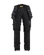 Blåkläder STRIKER Damen Handwerker Arbeitshose Stretch Schwarz/Schwarz Produktbild