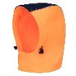 NITRAS abnehmbare Kapuze, neonorange / marineblau, OEKO-TEX Produktbild