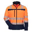 NITRAS MOTION TEX VIZ, Warn-Softshelljacke, neonorange / marineblau, EN ISO 13688, EN ISO 20471, OEKO-TEX Produktbild