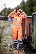 NITRAS MOTION TEX VIZ PLUS, Warn-Regenjacke, neonorange, EN ISO 13688, EN ISO 20471, EN 343, OEKO-TEX Produktbild img3 S