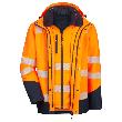 NITRAS MOTION TEX VIZ PLUS, Warn-Multifunktionsjacke, neonorange / marineblau, EN ISO 13688, EN ISO 20471, EN 343, EN 342, OEKO-TEX Produktbild