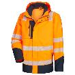 NITRAS MOTION TEX VIZ PLUS, Warn-Multifunktionsjacke, neonorange / marineblau, EN ISO 13688, EN ISO 20471, EN 343, EN 342, OEKO-TEX Produktbild img2 S