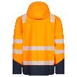 NITRAS MOTION TEX VIZ PLUS, Warn-Multifunktionsjacke, neonorange / marineblau, EN ISO 13688, EN ISO 20471, EN 343, EN 342, OEKO-TEX Produktbild img3 S