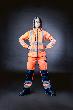 NITRAS MOTION TEX VIZ, Warn-Windbreaker, neonorange, EN ISO 13688, EN ISO 20471, OEKO-TEX Produktbild img3 S