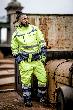 NITRAS MOTION TEX VIZ PLUS, Winter-Warnschutz-Softshelljacke, neongelb / marine, EN ISO 20471 Produktbild img3 S