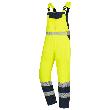 NITRAS MOTION TEX VIZ, Warn-Winterhose, neongelb / marineblau, EN ISO 13688, EN ISO 20471, EN 342, EN 343, OEKO-TEX Produktbild img1 S