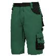 NITRAS MOTION TEX PLUS, Arbeitshose, kurz, grün / schwarz, OEKO-TEX Produktbild