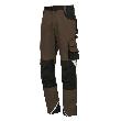 NITRAS MOTION TEX PLUS, Arbeitshose, lang, braun / schwarz, OEKO-TEX Produktbild