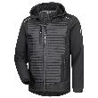 NITRAS MOTION TEX PLUS, gesteppte Softshelljacke, schwarz Produktbild img1 S