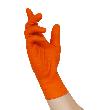 NITRAS TOUGH GRIP N, Nitril-Einmalhandschuhe, orange, EN ISO 374, Box à 50 Stück Produktbild img2 S