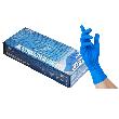 NITRAS TOUGH GRIP N 300, Nitril-Einmalhandschuhe, blau, EN ISO 374, Box à 50 Stück Produktbild