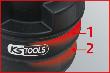 KS Tools 2-stufiger Einlass-Adapter, 65x70 mm Produktbild img3 S