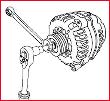 KS Tools Lichtmaschinen-Kombischlüssel-Satz, 2-tlg Produktbild img3 S