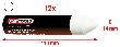 KS Tools Signierkreide, weiss, 12er Pack Produktbild
