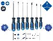 BRILLIANT TOOLS Schraubendreher-Satz, 7-tlg, Schlitz, PH Produktbild