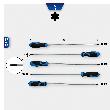 BRILLIANT TOOLS Torx-Schraubendreher-Satz, 5-tlg Produktbild img1 S