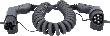 KS Tools efuturo Spiralladekabel Typ 2 auf Typ 2 Stecker, 3 Phasen, bis zu 11 kW, 32 A, 400 V, Mode 3, 5 Meter Produktbild