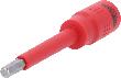 KS Tools 3/8" Isolierte Bit-Stecknuss Innensechskant, 6mm, 122mm lang Produktbild