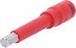 KS Tools 3/8" Isolierte Bit-Stecknuss Innensechskant, 10mm, 122mm lang Produktbild