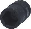 KS Tools 1" Sechskant-Kraft-Stecknuss, mittel lang, 32mm Produktbild