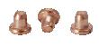 KS Tools Nieten 3x4,5mm verkupfert, 100er Pack Produktbild
