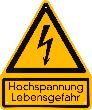 KS Tools Warnschild Hochspannung, Lebensgefahr Produktbild