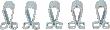 KS Tools Fixierklammern-Satz, 0-2,5 mm, 5-tlg Produktbild img2 S