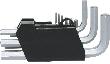 KS Tools Innensechskant-Winkelstiftschlüssel-Satz, im Klapphalter,9-tlg1,5-10mm Produktbild img2 S