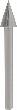 Dremel Hochgeschwindigkeits-Fräsmesser 6,4mm, größter dreieckiger Kopf Produktbild