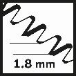 Bosch HCS Tauchsägeblatt AII 65 BSPC Hard Wood, 40 x 65 mm, 5er-Pack Produktbild img4 S