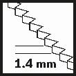 Bosch HCS Tauchsägeblatt AIZ 32 EPC Wood, 50 x 32 mm, 1er-Pack Produktbild img4 S