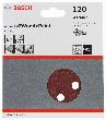 Bosch Schleifblatt C430, 125 mm, 120, 8 Löcher, Klett, 5er-Pack Produktbild img2 S