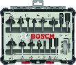 Bosch 15-teiliges Fräser-Set, 1/4-Zoll Schaft. Für Handfräsen Produktbild