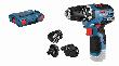 Bosch PRO Akku-Bohrschrauber GSR 12V-35 FC, Solo Version, 4 Aufsätze, L-BOXX Produktbild