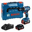 Bosch PRO Akku-Bohrschrauber GSR 18V-45, 2 Akku GBA 18V 3.0Ah, Ladg. u. L-BOXX Produktbild