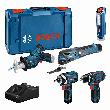 Bosch PRO Combo Kit 5-tlg.&nbsp;12V:&nbsp;GSR 12V-15/GOP 12V-28/GDR 12V-105/GSA 12V-14/GLI 12V-300 Produktbild