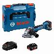 Bosch PRO Akku-Winkelschleifer GWS 18V-10 P, (2x5,0Ah, L) Produktbild