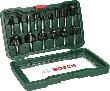 Bosch Hartmetall-Fräser-Set xPromo, 15-teilig, Schaft-ø8mm Produktbild