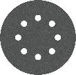 Bosch Schleifblatt F355 für Exzenterschleifer 5er-Pack 8 Löcher ø125mm Produktbild img1 S