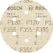 Bosch PRO F355 Schleifblatt, 150 mm, G100, 5-tlg. Produktbild img4 S