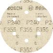 Bosch PRO F355 Schleifblatt, 150&nbsp;mm, G240, 5-tlg. Produktbild img4 S