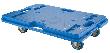 BS ROLLEN Handw.-Allzweckroller, A.-ROLLER.950, mit Platte, Polyurethan blau Produktbild img1 S