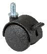 BS ROLLEN Doppelrolle F85, mit Gewindestift, schwarz Produktbild