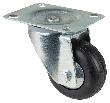 BS ROLLEN Transp.geräte-Lenkrolle,Rad Ø 80mm, L400, 100kg, stahl verzinkt Produktbild
