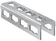 fischer Schienenverbinder PFUF OC, Stahl galvanisch verzinkt Produktbild img1 S