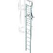 ZARGES Einstiegsleiter ALU, Nutzl. 2440 mm, L Lei. 3180 mm, hochhängbar Produktbild