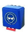 GEBRA Aufb.Box SECU Midi Standa rd, f. A ugenschutz, blau Produktbild img1 S